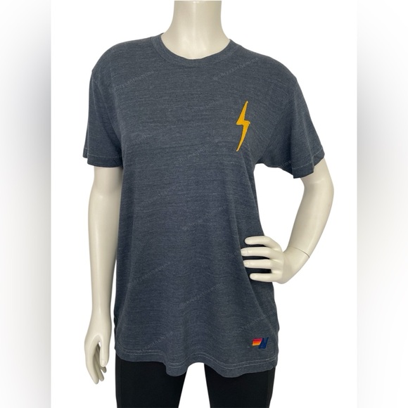 ⚡️AVIATOR NATION • BOLT TEE - Charcoal Grey - Picture 1 of 14